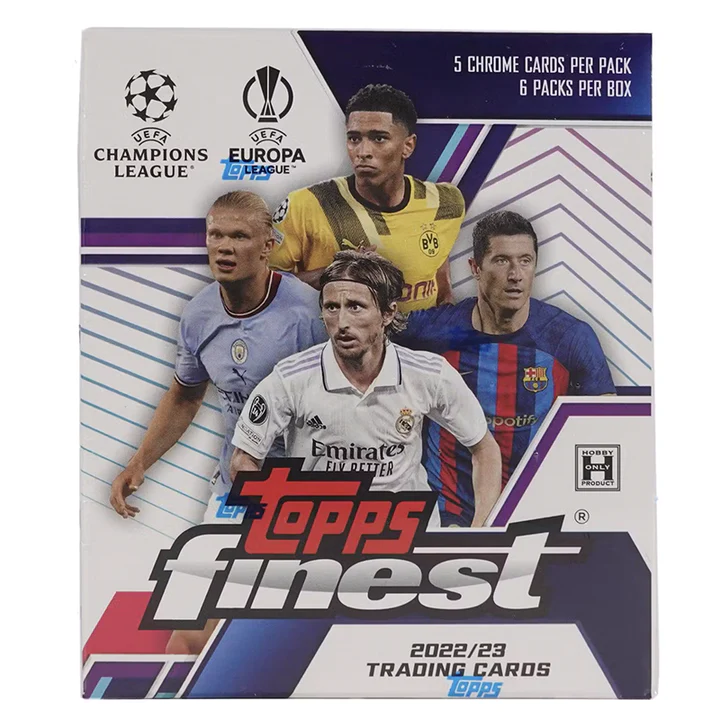 2022/23 Topps Finest UEFA Club Competitions Soccer Hobby Box