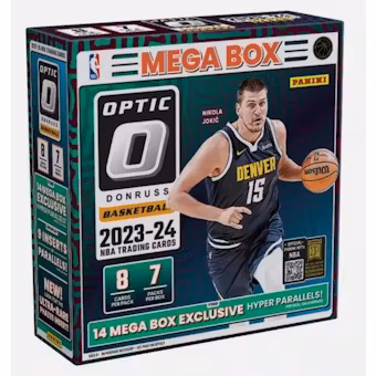 2023/24 Panini Donruss Optic Basketball Mega Box (Hyper Pink Prizms)