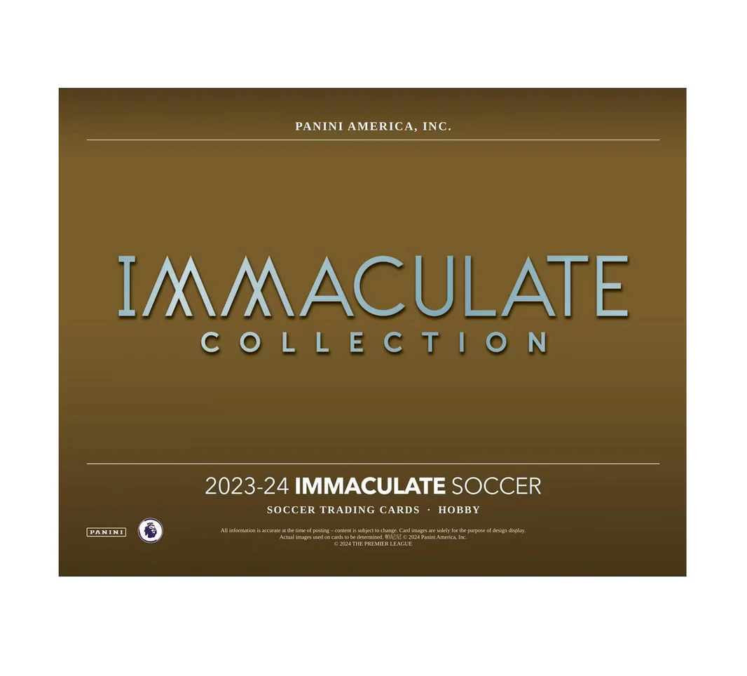 2023/24 Panini Immaculate Soccer Hobby Box (Presell)
