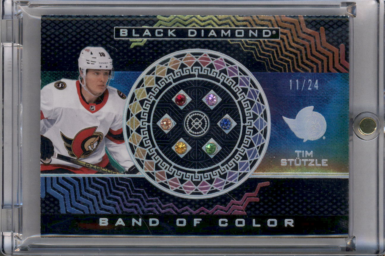 2024-25 Black Diamond Band of Color #BCTS Tim Stutzle /24