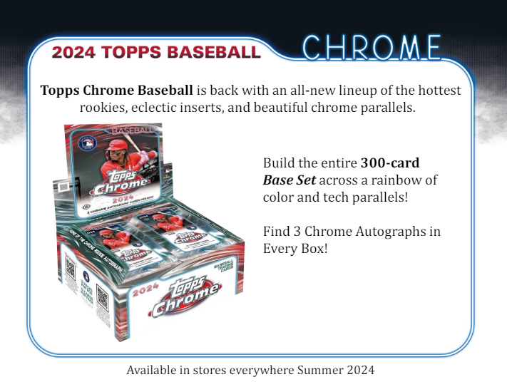 2024 Topps Chrome Baseball Jumbo HTA Box