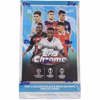 2022/23 Topps Chrome UEFA Club Competitions Soccer Hobby LITE Box