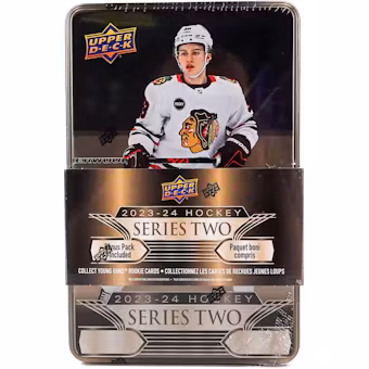 2023-24 Upper Deck Hockey Series 2 Retail Tin Box