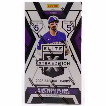 2023 Panini Elite Extra Edition Baseball Hobby Box