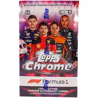 2023 Topps Chrome F1 Formula 1 Racing Hobby Box