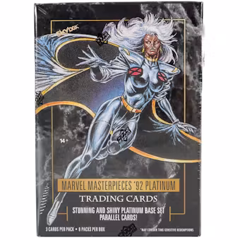 Marvel Masterpieces '92 Platinum 8-Pack Blaster Box (Upper Deck 2024)