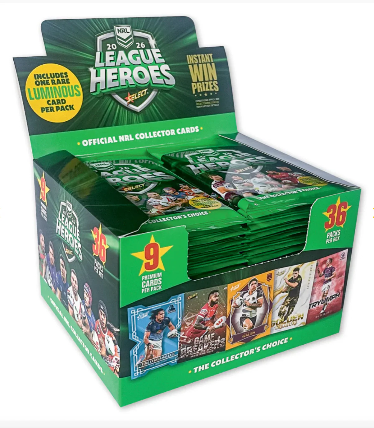 2026 Select NRL League Heroes Cards Box