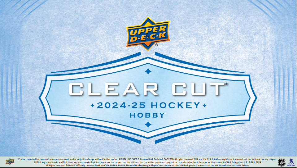 2024-25 Upper Deck Clear Cut Hockey Hobby 30-Box Case