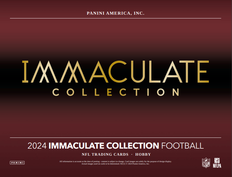 2024 Panini Immaculate Football Hobby Box (Presell)