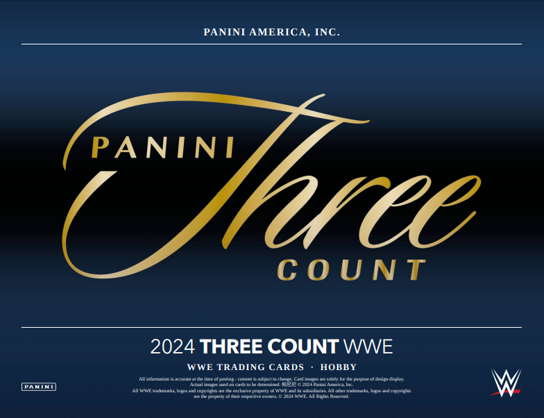 2024 Panini Three Count WWE Wrestling Hobby Box (Presell)